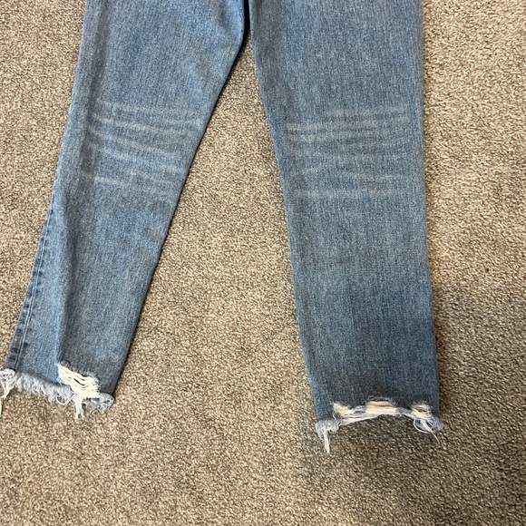 Vervet jeans womens 25 blue light wash denim distressed relaxed boyfriend - Picture 7 of 15